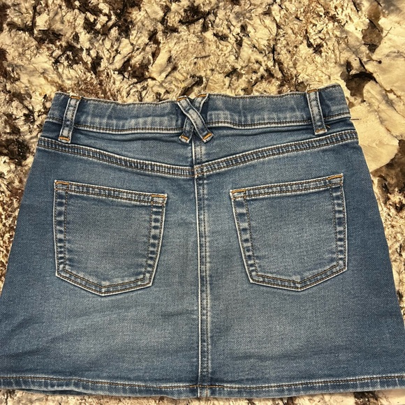 Crewcuts J. Crew Kids Girls Denim Mini Skirt- Like New - Girls SZ 7 - Picture 9 of 11